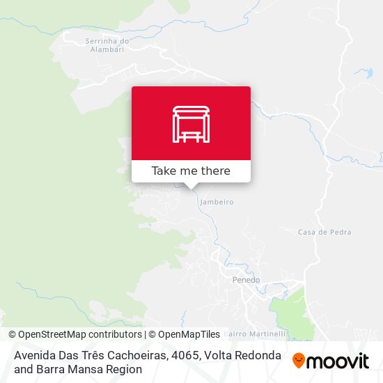 Avenida Das Três Cachoeiras, 4065 map