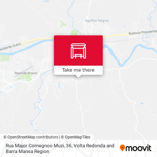 Rua Major Comegnoo Muzi, 36 map