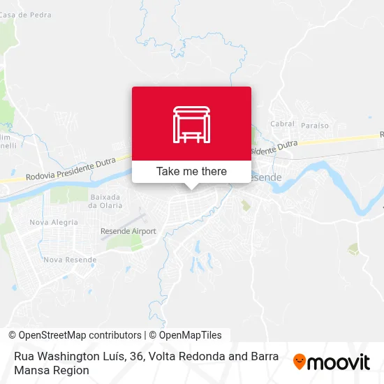 Rua Washington Luís, 36 map