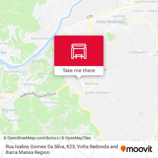 Rua Isalino Gomes Da Silva, 823 map