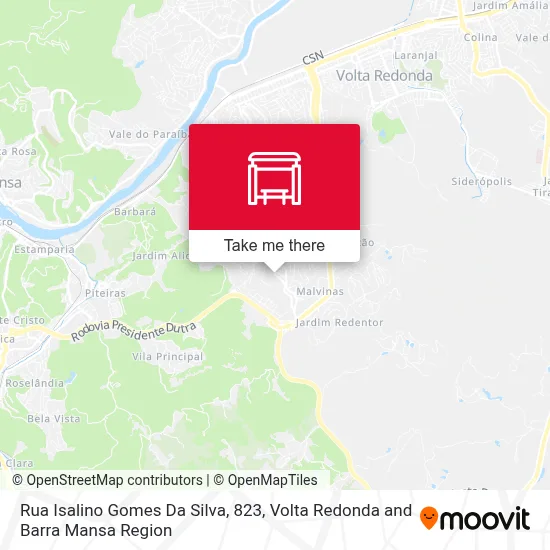 Rua Isalino Gomes Da Silva, 823 map