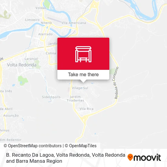 B. Recanto Da Lagoa, Volta Redonda map