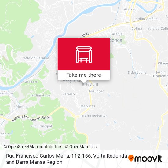 Rua Francisco Carlos Meira, 112-156 map