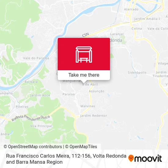 Rua Francisco Carlos Meira, 112-156 map