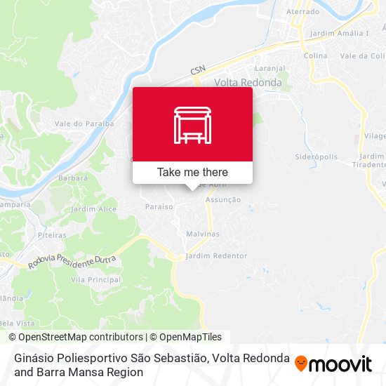 Ginásio Poliesportivo São Sebastião map