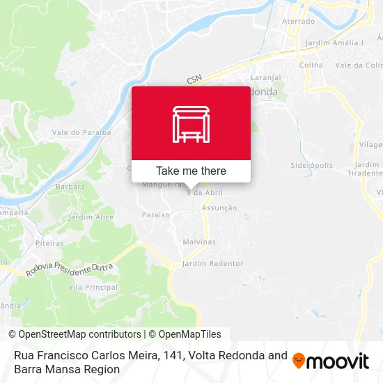 Rua Francisco Carlos Meira, 141 map