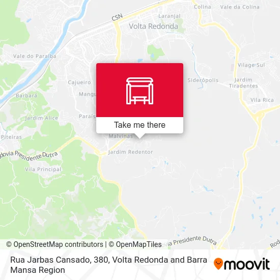 Rua Jarbas Cansado, 380 map
