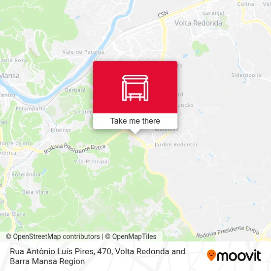 Rua Antônio Luís Pires, 470 map