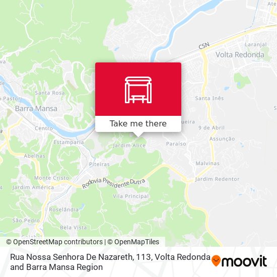 Rua Nossa Senhora De Nazareth, 113 map