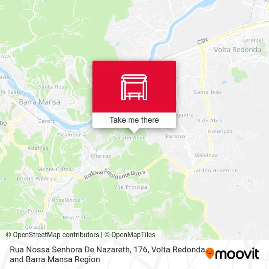 Rua Nossa Senhora De Nazareth, 176 map