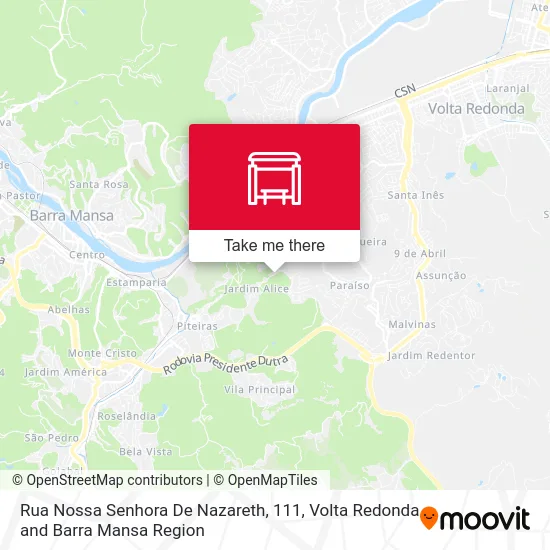 Rua Nossa Senhora De Nazareth, 111 map