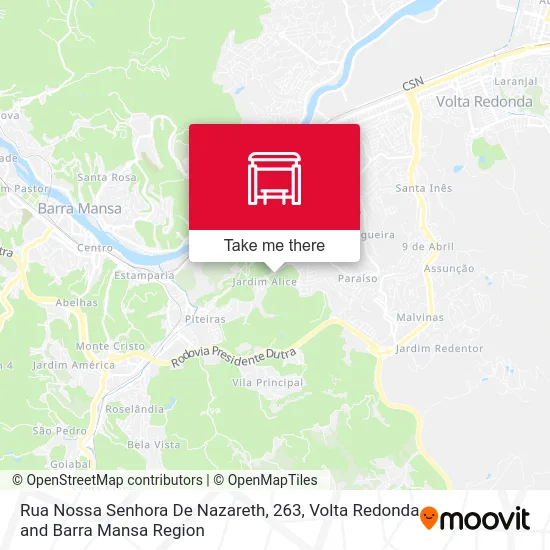 Rua Nossa Senhora De Nazareth, 263 map