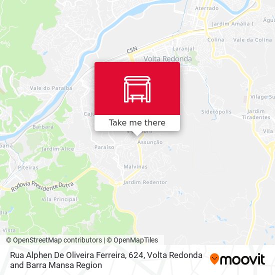 Rua Alphen De Oliveira Ferreira, 624 map