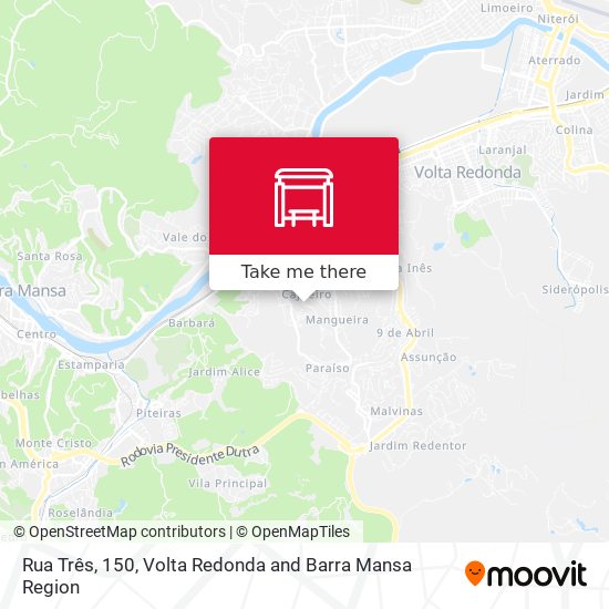 Rua Três, 150 map