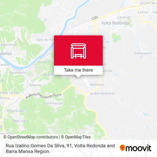 Rua Izalino Gomes Da Silva, 91 map