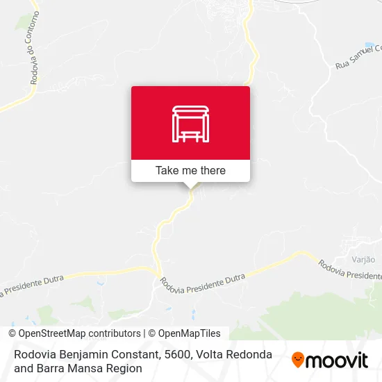 Rodovia Benjamin Constant, 5600 map