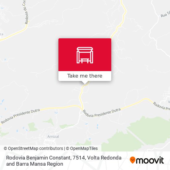 Rodovia Benjamin Constant, 7514 map