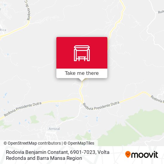 Rodovia Benjamin Constant, 6901-7023 map