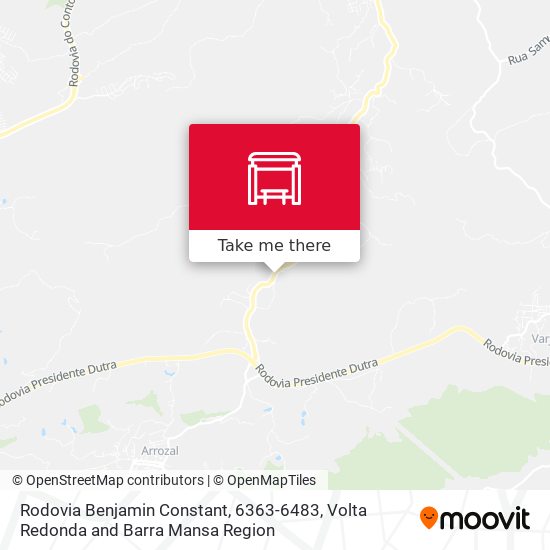 Rodovia Benjamin Constant, 6363-6483 map