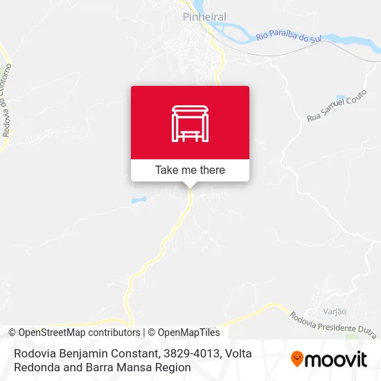 Rodovia Benjamin Constant, 3829-4013 map