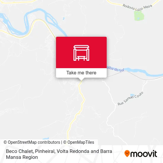 Beco Chalet, Pinheiral map