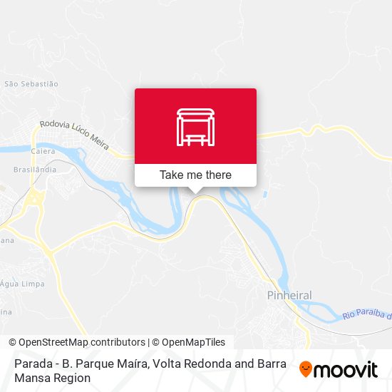 Parada - B. Parque Maíra map