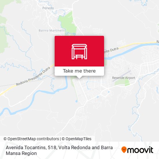 Avenida Tocantins, 518 map