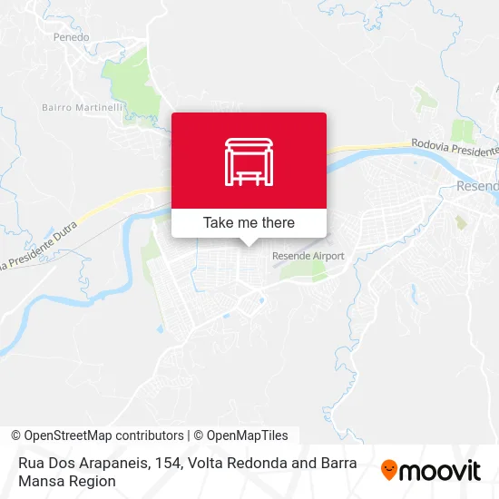 Rua Dos Arapaneis, 154 map