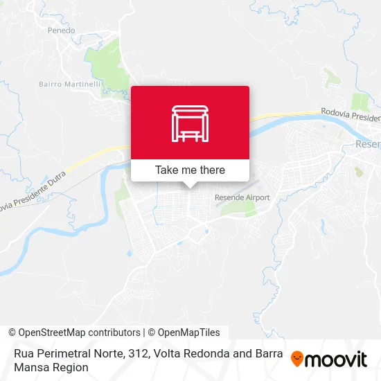 Rua Perimetral Norte, 312 map