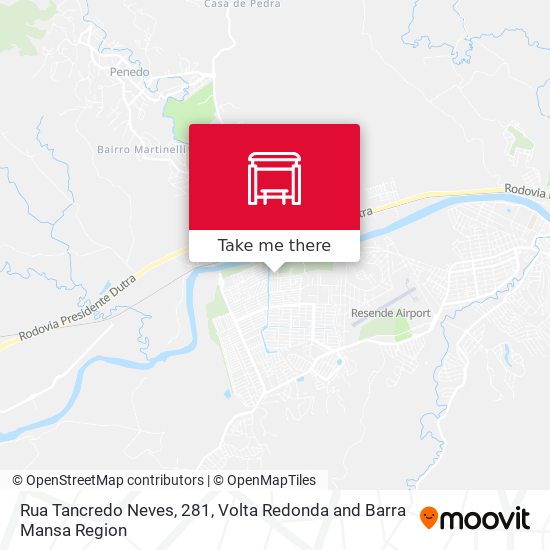 Mapa Rua Tancredo Neves, 281