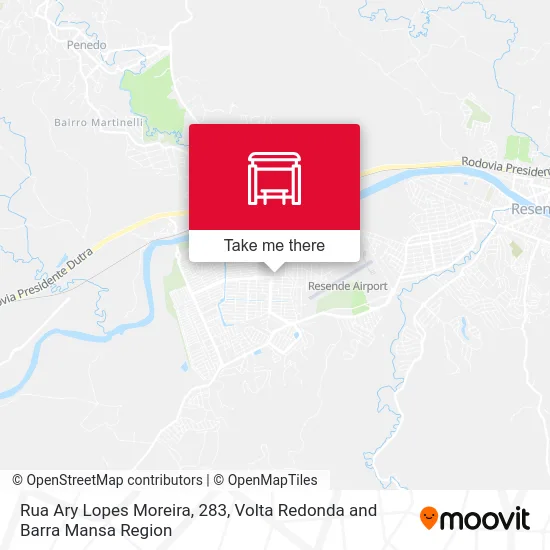 Rua Ary Lopes Moreira, 283 map