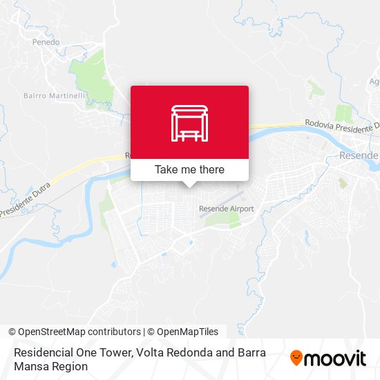 Residencial One Tower map