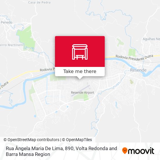 Mapa Rua Ângela Maria De Lima, 890