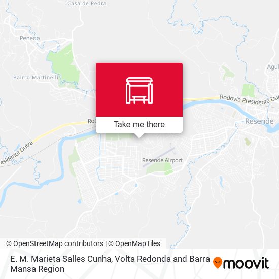 E. M. Marieta Salles Cunha map