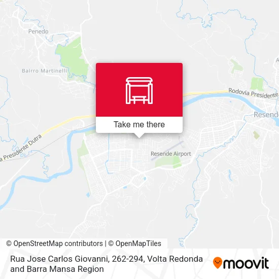 Rua Jose Carlos Giovanni, 262-294 map