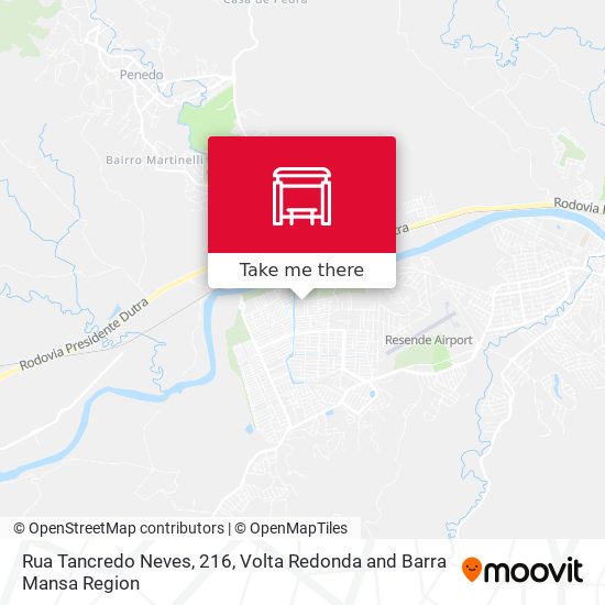 Rua Tancredo Neves, 216 map