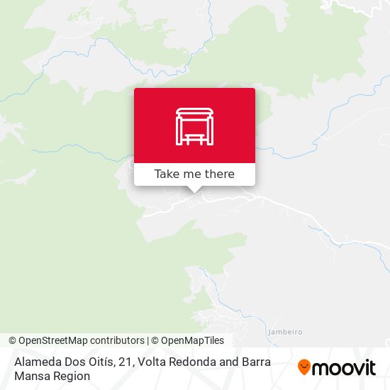 Alameda Dos Oitís, 21 map