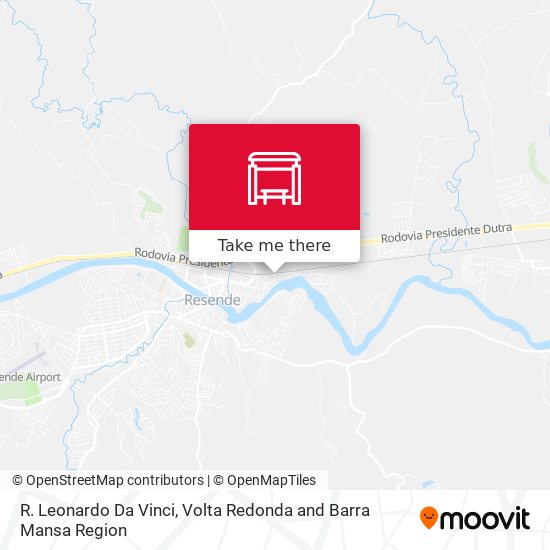 R. Leonardo Da Vinci map