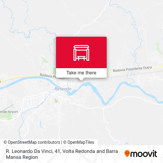 R. Leonardo Da Vinci, 41 map