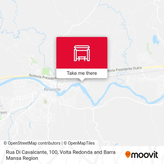 Rua Di Cavalcante, 100 map