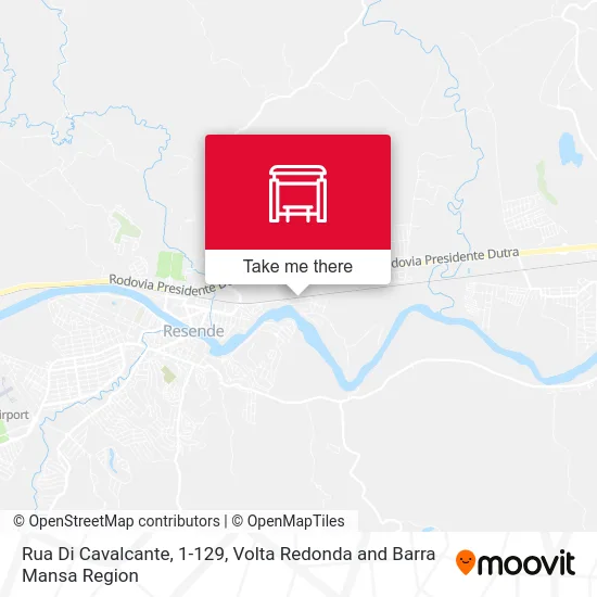 Rua Di Cavalcante, 1-129 map