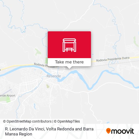 R. Leonardo Da Vinci map