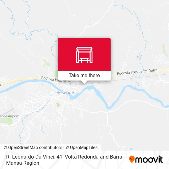 R. Leonardo Da Vinci, 41 map