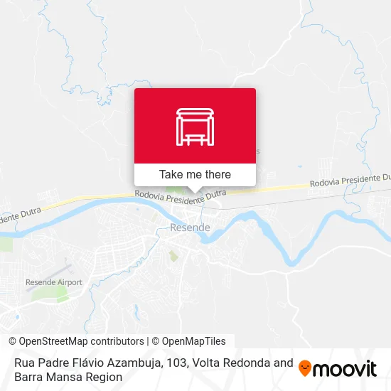 Rua Padre Flávio Azambuja, 103 map