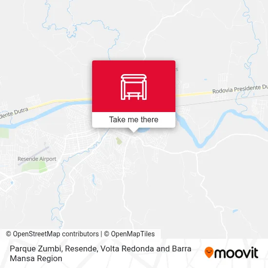 Parque Zumbi, Resende map