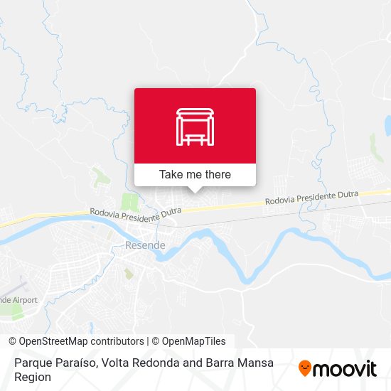 Parque Paraíso map