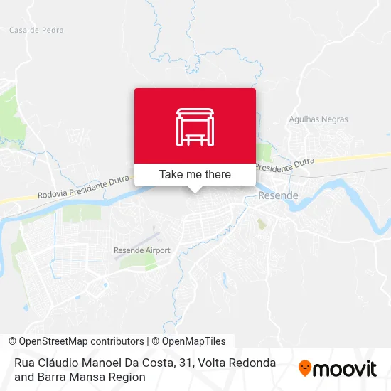 Rua Cláudio Manoel Da Costa, 31 map