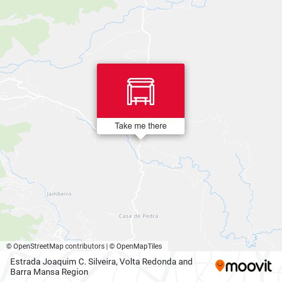 Estrada Joaquim C. Silveira map