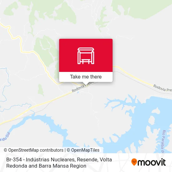 Mapa Br-354 - Indústrias Nucleares, Resende