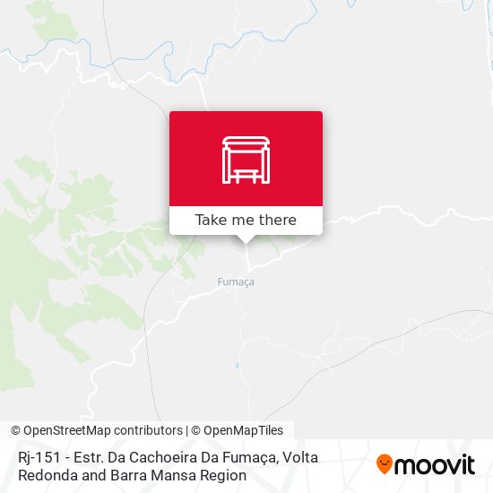 Rj-151 - Estr. Da Cachoeira Da Fumaça map